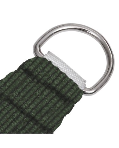 Voile d'ombrage 160 g/m² Vert foncé 3x4x4 m PEHD