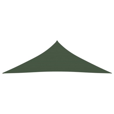 Voile d'ombrage 160 g/m² Vert foncé 5x5x6 m PEHD