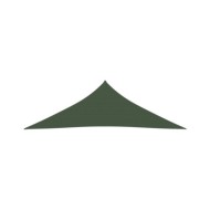 Voile d'ombrage 160 g/m² Vert foncé 5x5x6 m PEHD