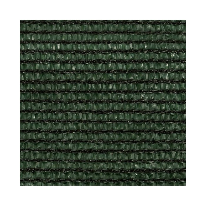 Voile d'ombrage 160 g/m² Vert foncé 5x5x6 m PEHD