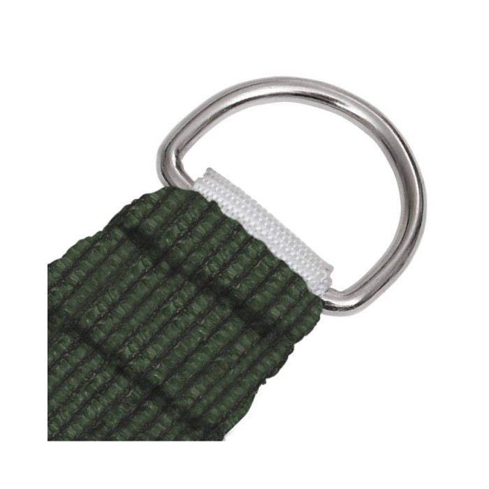 Voile d'ombrage 160 g/m² Vert foncé 5x5x6 m PEHD