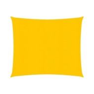 Voile d'ombrage 160 g/m² Jaune 3,6x3,6 m PEHD