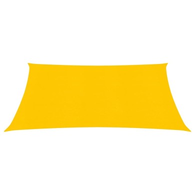 Voile d'ombrage 160 g/m² Jaune 3,6x3,6 m PEHD