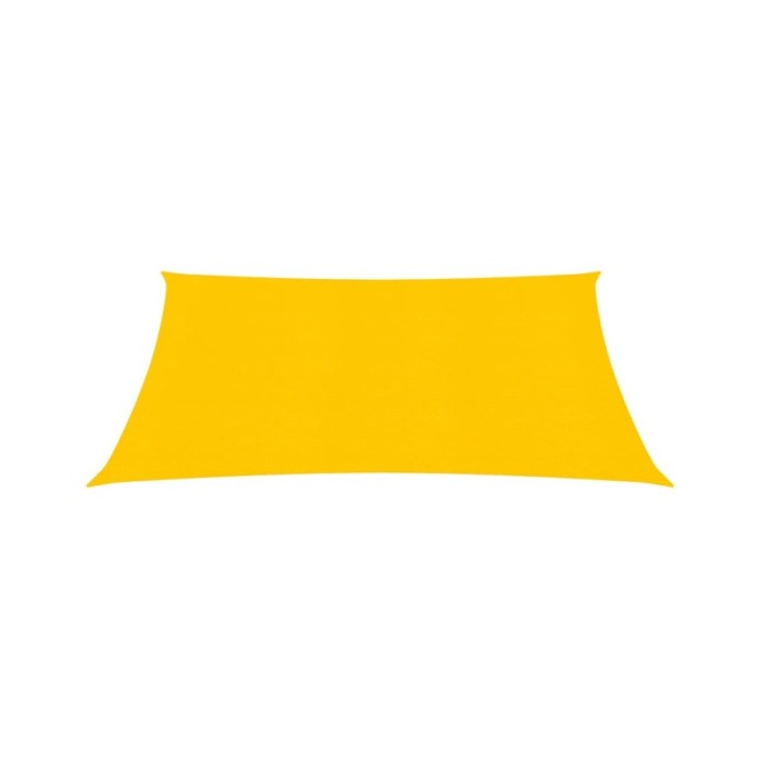 Voile d'ombrage 160 g/m² Jaune 3,6x3,6 m PEHD