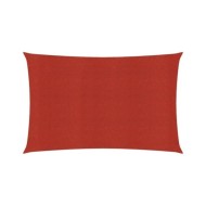 Voile d'ombrage 160 g/m² Rouge 2x4,5 m PEHD