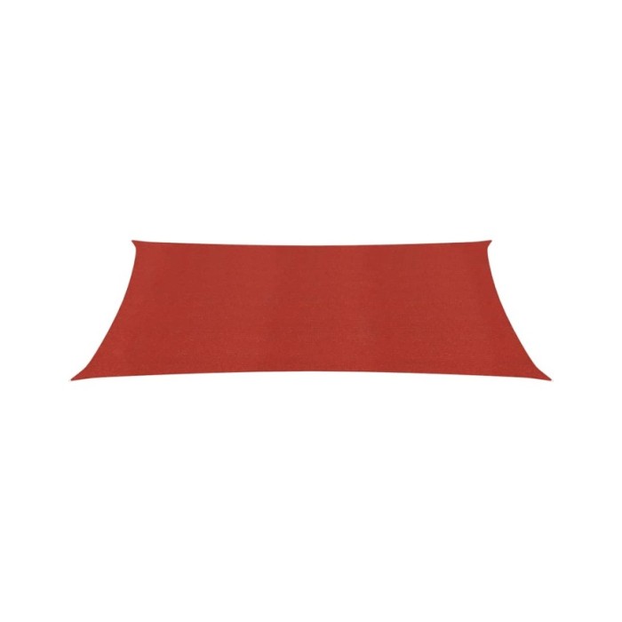 Voile d'ombrage 160 g/m² Rouge 2x4,5 m PEHD