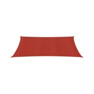 Voile d'ombrage 160 g/m² Rouge 2x4,5 m PEHD