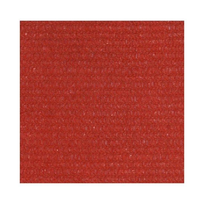 Voile d'ombrage 160 g/m² Rouge 2x4,5 m PEHD