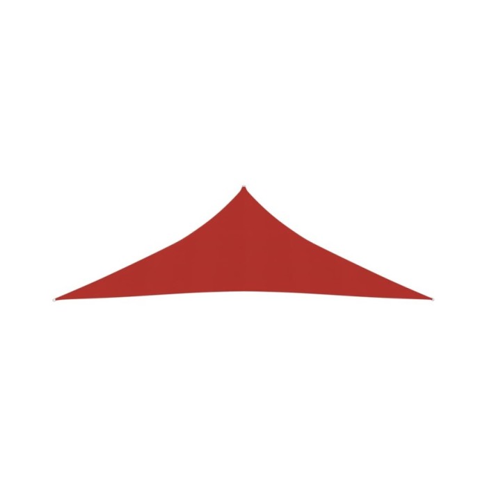 Voile d'ombrage 160 g/m² Rouge 5x5x6 m PEHD