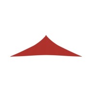 Voile d'ombrage 160 g/m² Rouge 5x5x6 m PEHD