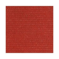 Voile d'ombrage 160 g/m² Rouge 5x5x6 m PEHD