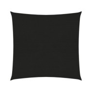 Voile d'ombrage 160 g/m² Noir 3,6x3,6 m PEHD