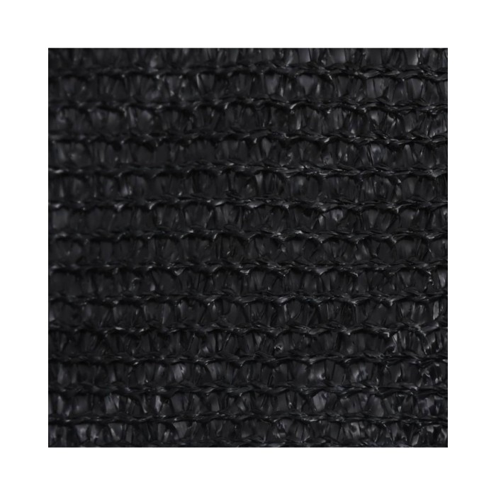Voile d'ombrage 160 g/m² Noir 2x4,5 m PEHD