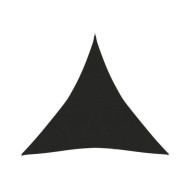 Voile d'ombrage 160 g/m² Noir 4,5x4,5x4,5 m PEHD