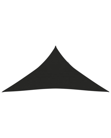 Voile d'ombrage 160 g/m² Noir 4,5x4,5x4,5 m PEHD