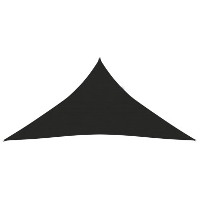 Voile d'ombrage 160 g/m² Noir 4,5x4,5x4,5 m PEHD