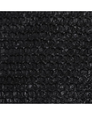 Voile d'ombrage 160 g/m² Noir 4,5x4,5x4,5 m PEHD