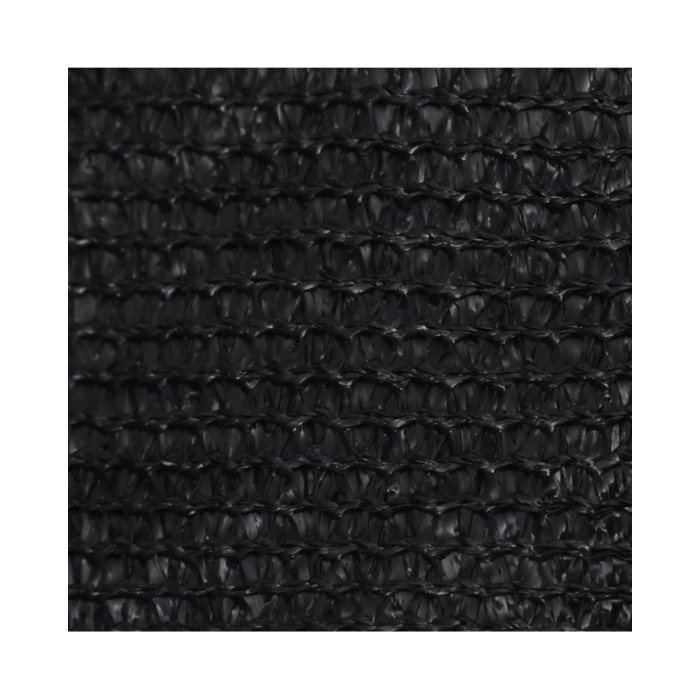 Voile d'ombrage 160 g/m² Noir 4,5x4,5x4,5 m PEHD