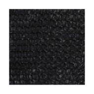 Voile d'ombrage 160 g/m² Noir 4,5x4,5x4,5 m PEHD