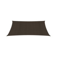 Voile d'ombrage 160 g/m² Marron 2,5x4,5 m PEHD