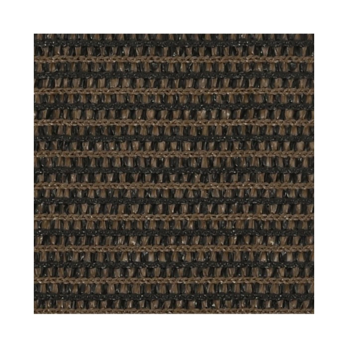 Voile d'ombrage 160 g/m² Marron 2,5x4,5 m PEHD