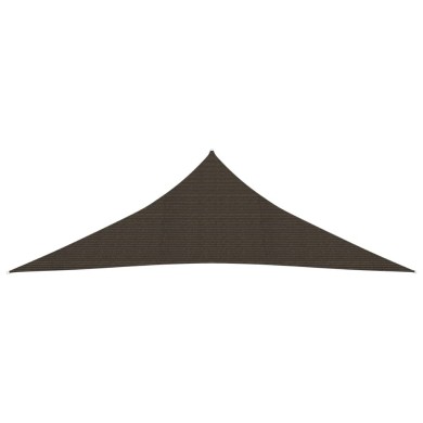 Voile d'ombrage 160 g/m² Marron 5x5x6 m PEHD