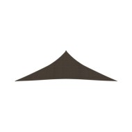 Voile d'ombrage 160 g/m² Marron 5x5x6 m PEHD