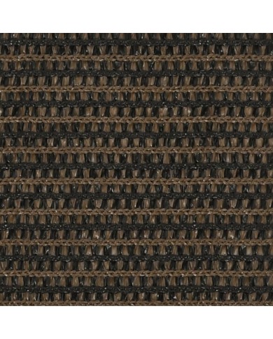 Voile d'ombrage 160 g/m² Marron 5x5x6 m PEHD