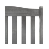 Chaise à bascule Gris Bois d'acacia massif