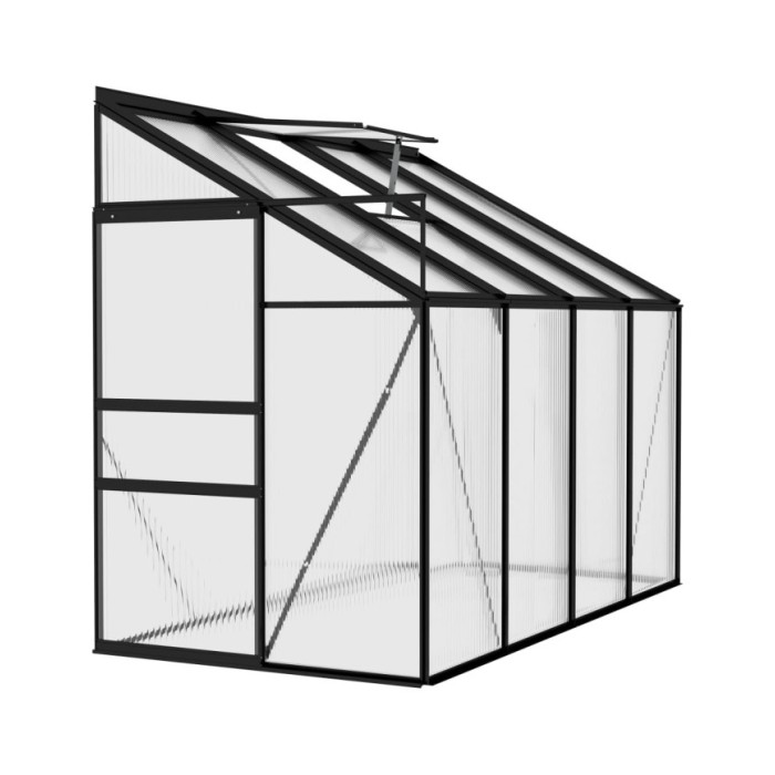 Serre Anthracite Aluminium 5,02 m³