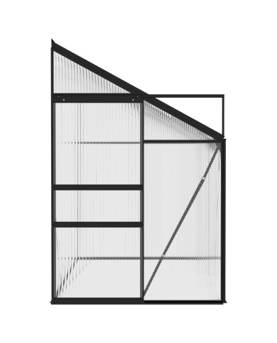 Serre Anthracite Aluminium 5,02 m³