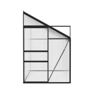 Serre Anthracite Aluminium 5,02 m³