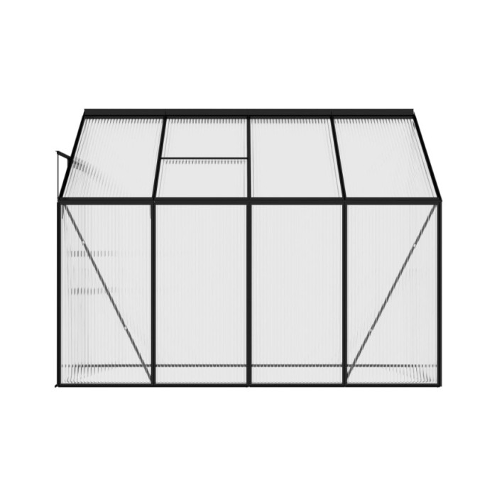 Serre Anthracite Aluminium 5,02 m³