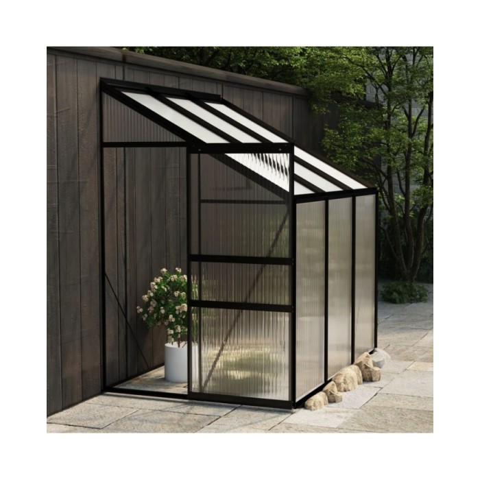Serre Anthracite Aluminium 3,97 m³