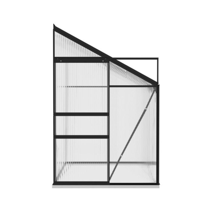 Serre Anthracite Aluminium 3,97 m³
