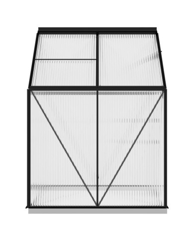 Serre Anthracite Aluminium 2,47 m²