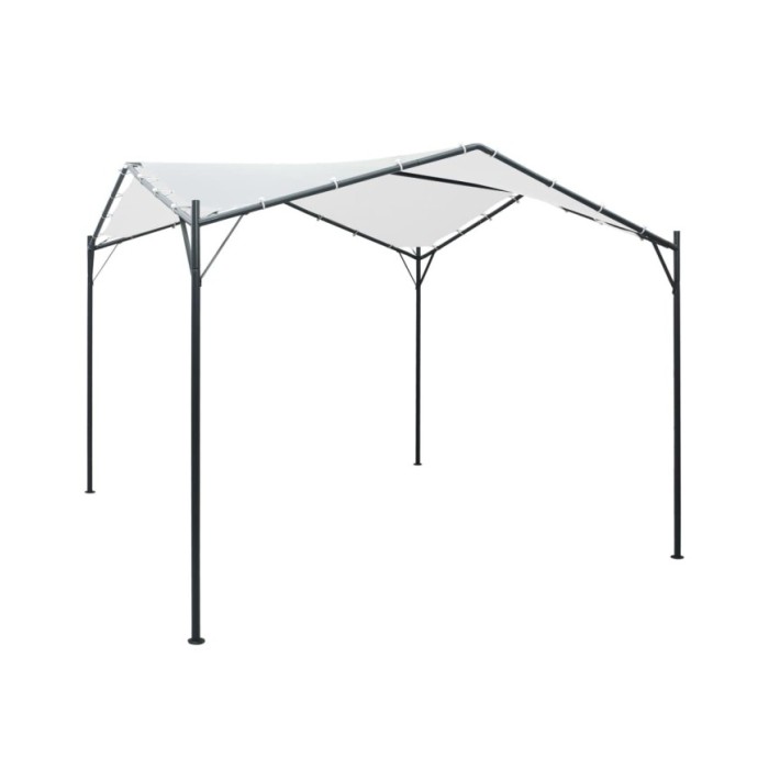 Belvédère 3x3x2,6 m Blanc 180 g/m²