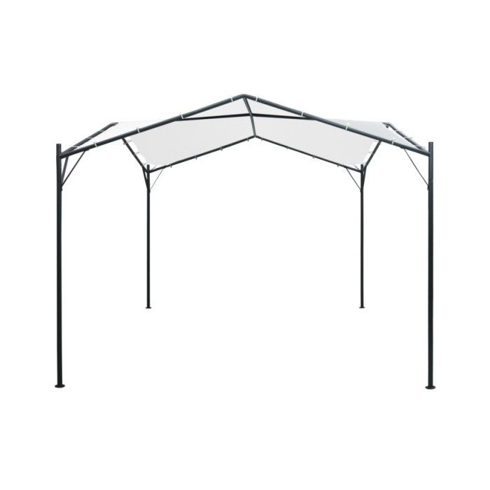 Belvédère 3x3x2,6 m Blanc 180 g/m²
