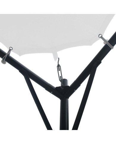 Belvédère 3x3x2,6 m Blanc 180 g/m²