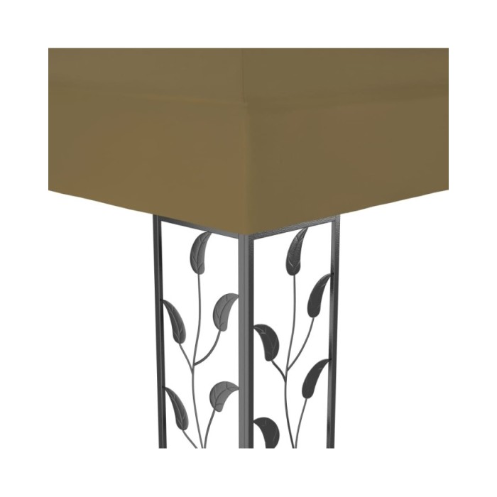 Chapiteau 6x3 m Taupe 180 g/m²