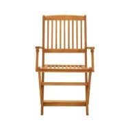 Chaises de jardin pliables 4 pcs Bois d'eucalyptus massif
