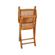 Chaises de jardin pliables 4 pcs Bois d'eucalyptus massif