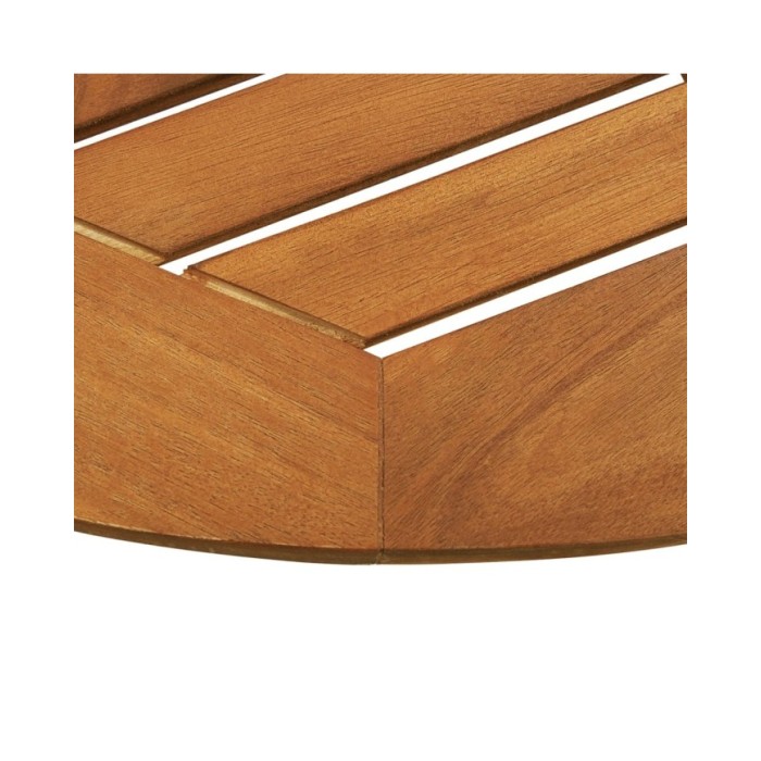 Table de jardin pliable Ø60x75 cm Bois d'eucalyptus solide